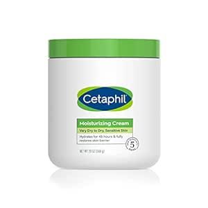 Cetaphil Body Moisturizer, Hydrating Moisturizing Cream for Dry to Very Dry, Sensitive Skin, NEW 20 oz, Fragrance Free, Non-Comedogenic, Non-Greasy