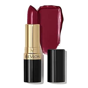 Revlon Super Lustrous Lipstick, High Impact Lipcolor with Moisturizing Creamy Formula, Infused with Vitamin E and Avocado Oil in Berries, Vampire Love (777) 0.15 oz