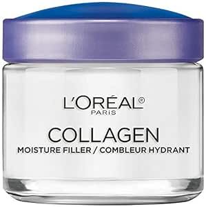 L'Oreal Paris Collagen Daily Face Moisturizer, Reduce Wrinkles, Face Cream 3.4 oz